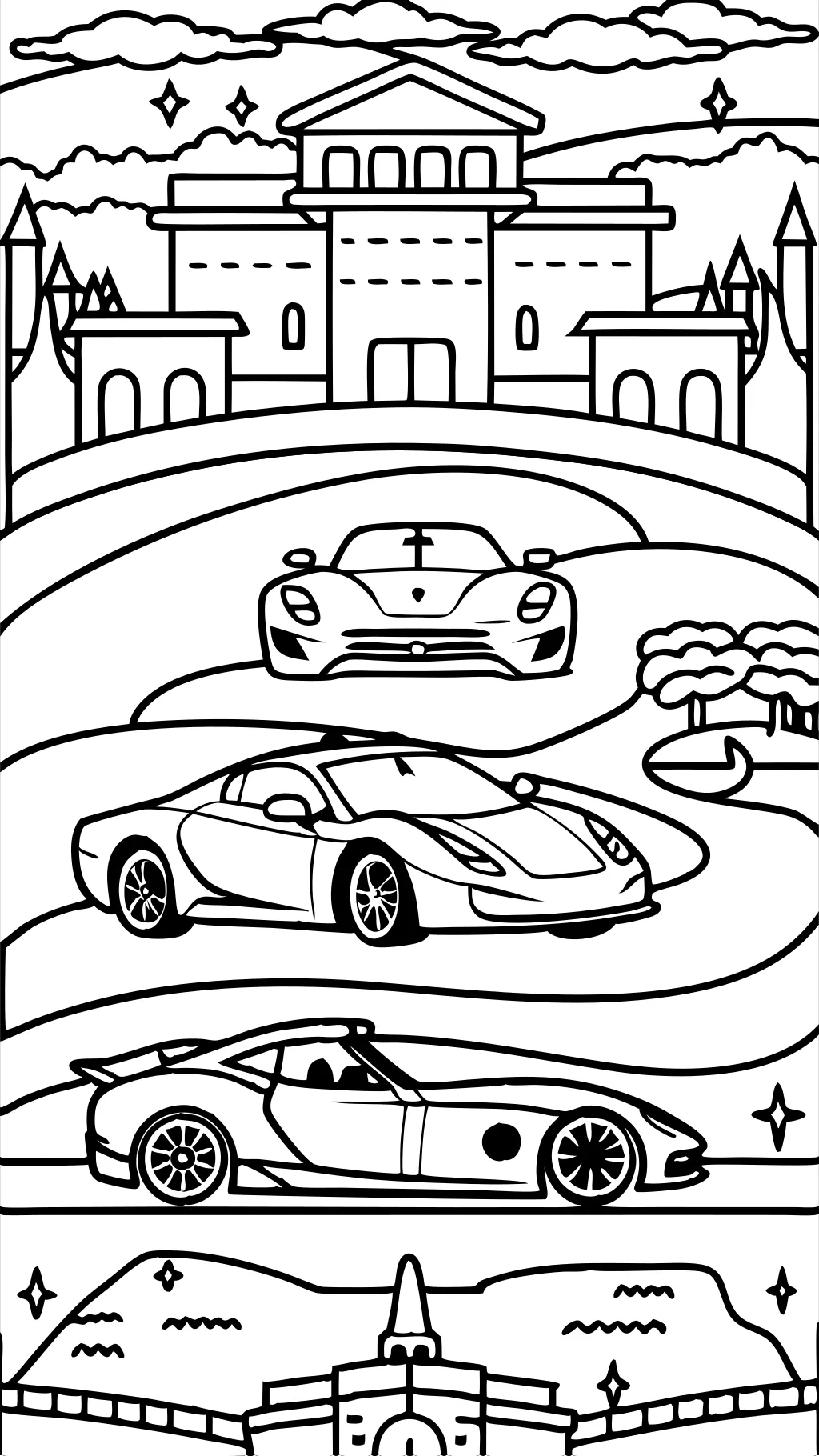 coloriages de Ferrari